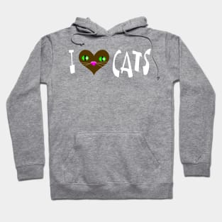 I Love Cats Heart pet Hoodie